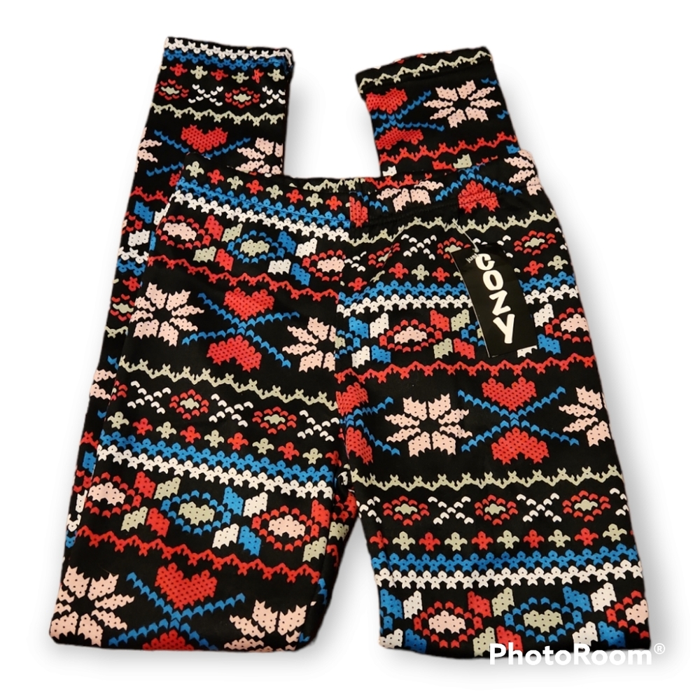 Just Cozy Printed Fleece Lined Leggings